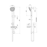 Phoenix Vivid Premium Shower Rail